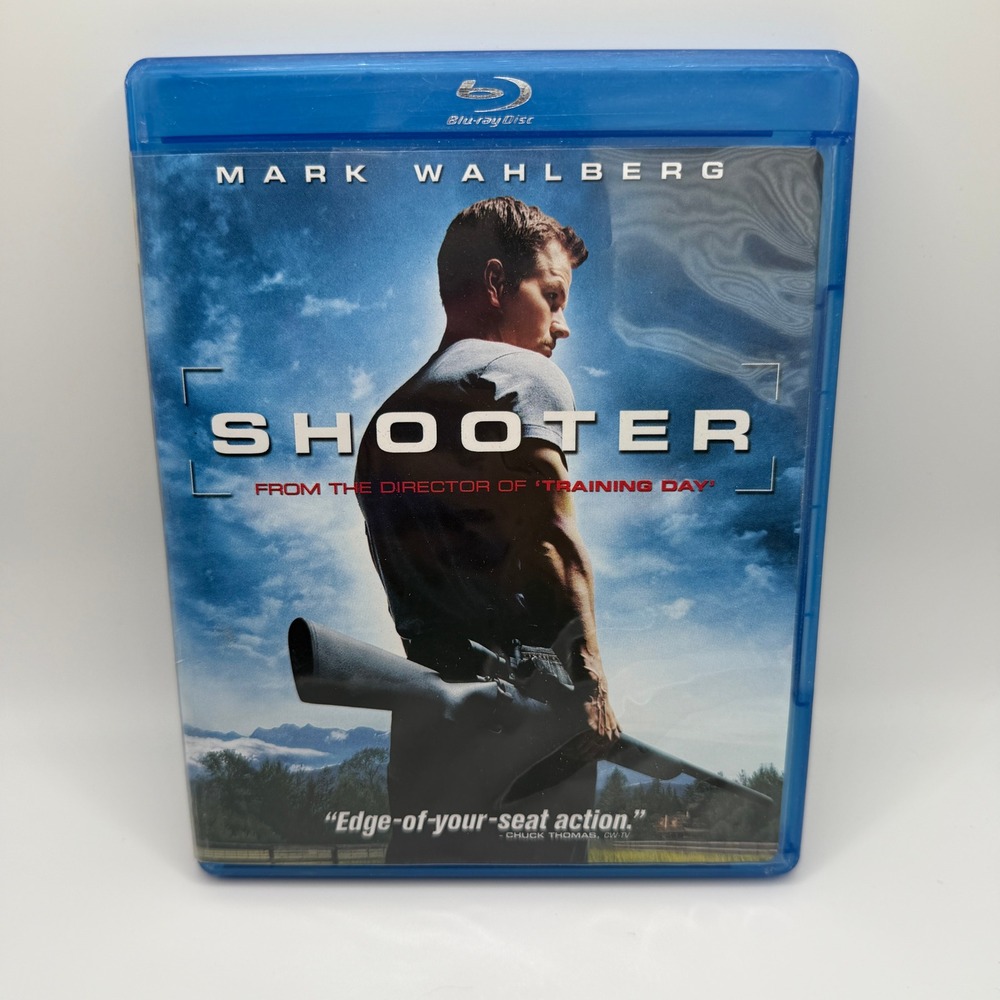 Shooter Blu-ray Movie Mark Wahlberg Antoine Fuqua Action Thriller Paramount‎